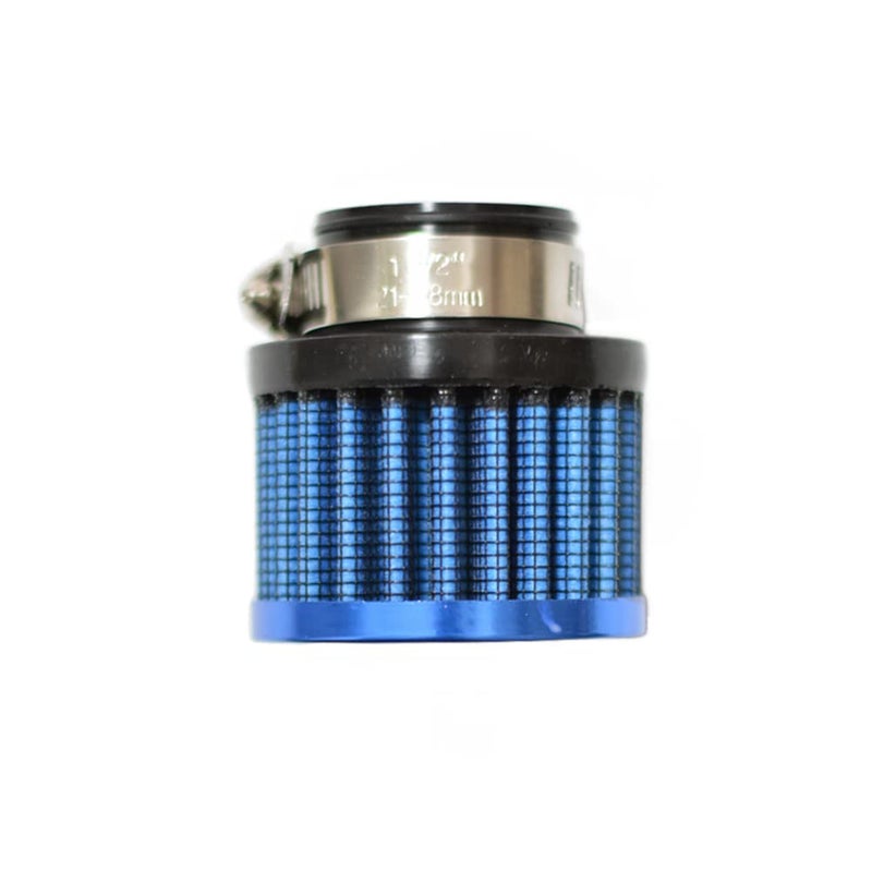 Meriton Auto Car Universal Rubber End Clamp on 25mm 1"" Intake Air Filter Blue - Image 5